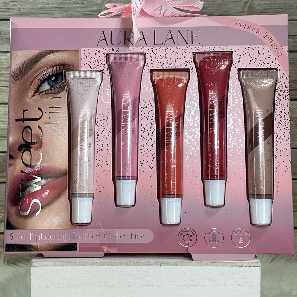 Aura Lane 5-Piece Tinted Lip Butter Collection